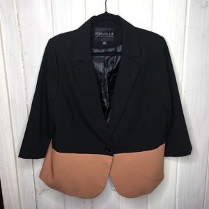 Forever 21 crop blazer